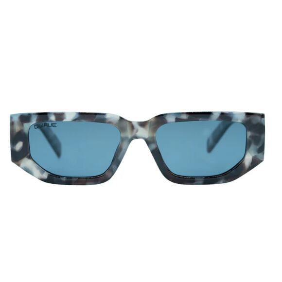 QWAVE Collection Chels Polarized Sunglasses, Ink Marble / Obsidian Lens - Picture 2 of 3